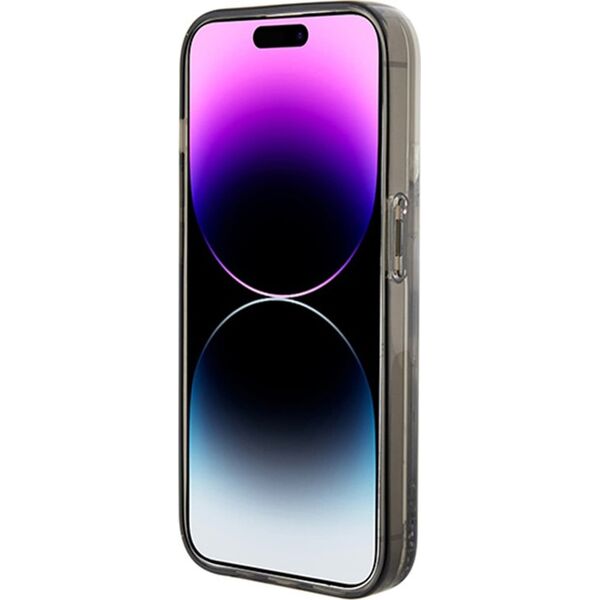 Karl Lagerfeld Karl Lagerfeld KLHCP15XLKCNSK iPhone 15 Pro Max 6.7" transparent hardcase Liquid Glitter Choupette