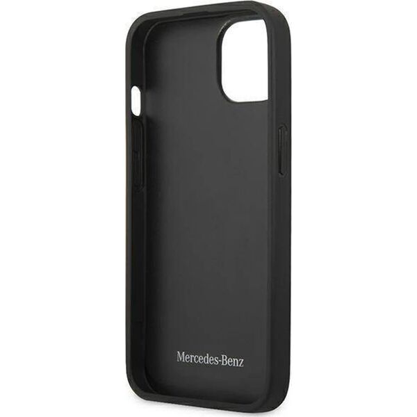 Mercedes Mercedes MEHCP15MARMBK iPhone 15 Plus / 14 Plus 6.7" czarny/black hardcase Leather Urban