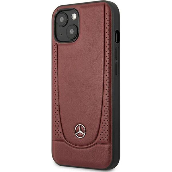 Mercedes Mercedes MEHCP15SARMRE iPhone 15 / 14 / 13 6.1" czerwony/red hardcase Leather Urban Bengale