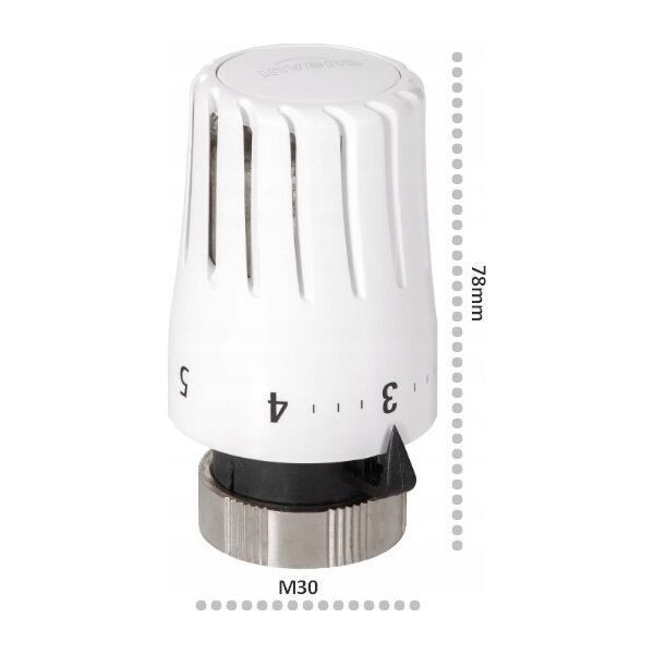 Invena KPL TERMOSTATYCZNY PROSTY Z NAST.WSTEPNA GLOWICA MINI 2 PROV [1]