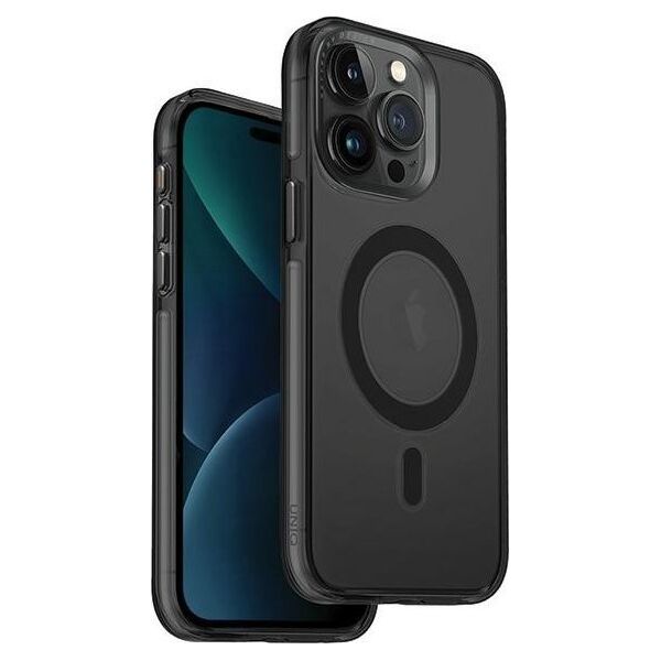 Uniq UNIQ etui Calio iPhone 15 Pro Max 6.7" Magclick Charging szary/smoked grey