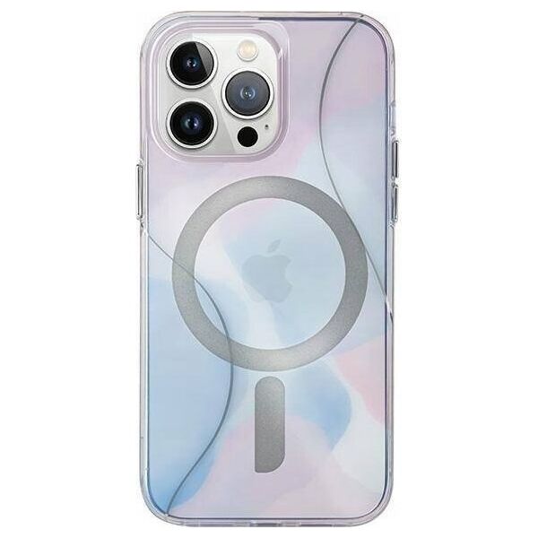 Uniq UNIQ etui Coehl Palette iPhone 15 Pro 6.1" Magnetic Charging niebieski/dusk blue