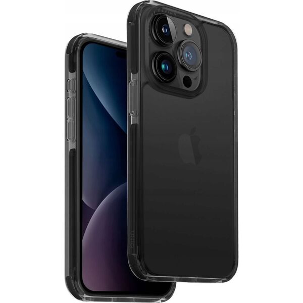 Uniq UNIQ etui Combat iPhone 15 Pro 6.1" czarny/carbon black