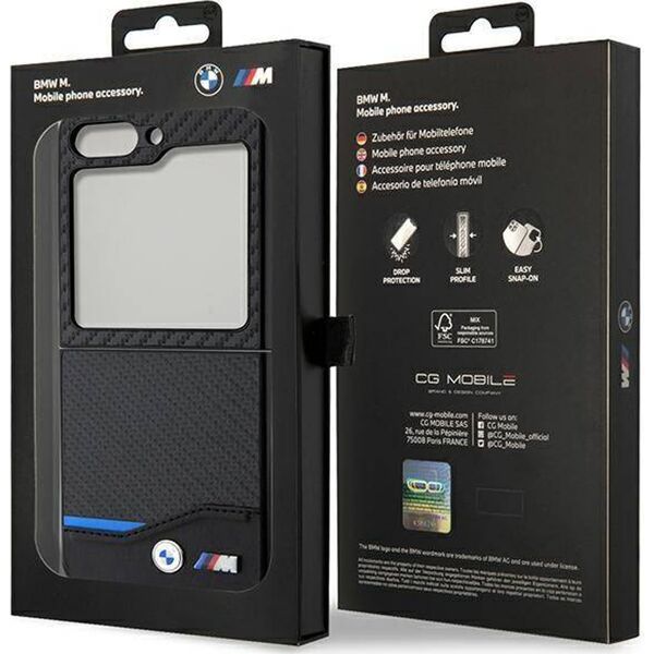 BMW BMW BMHCZF522NBCK Z Flip5 F731 czarny/black Leather Carbon