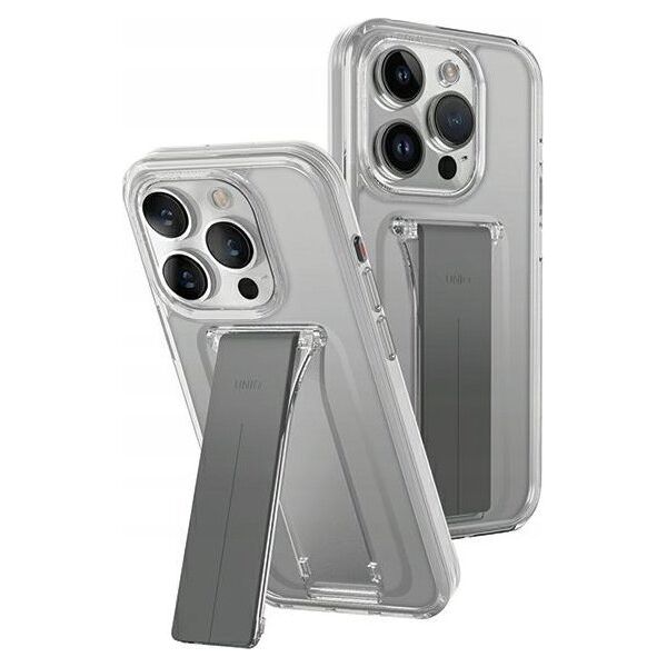 Uniq UNIQ etui Heldro Mount with Stand iPhone 15 Pro 6.1" przeźroczysty/lucent clear