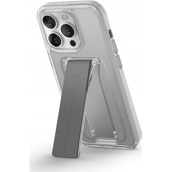 Uniq UNIQ etui Heldro Mount with Stand iPhone 15 Pro 6.1" przeźroczysty/lucent clear