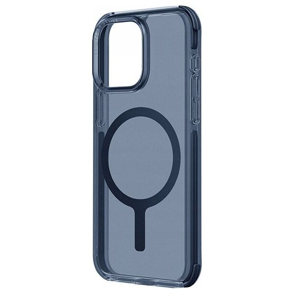 Uniq UNIQ etui Combat iPhone 15 Pro Max 6.7" Magclick Charging ciemnoniebieski/smoke blue
