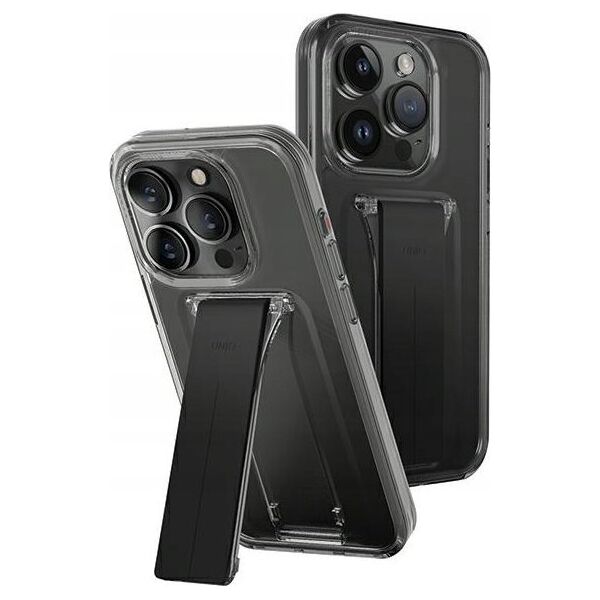 Uniq UNIQ etui Heldro Mount with Stand iPhone 15 Pro 6.1" dymny/vapour smoke