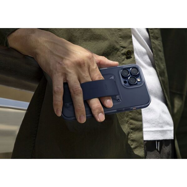 Uniq UNIQ etui Heldro Mount with Stand iPhone 15 Pro Max 6.7" niebieski/ultamarine deep blue