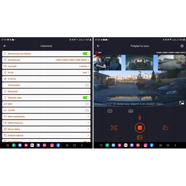 Wideorejestrator Vantrue Wideorejestrator Vantrue N5 Nexus 5