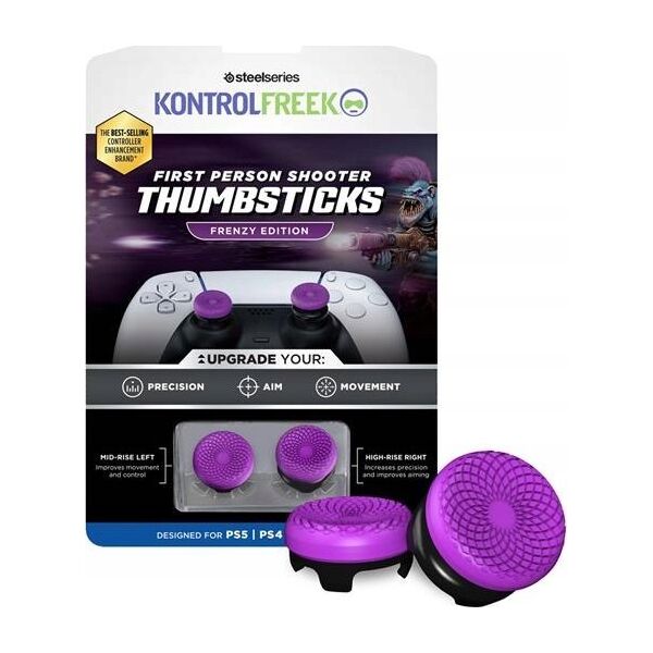 SteelSeries SteelSeries KontrolFreek Frenzy FPS, Thumbstick, PS5 & PS4 - Purple/Black