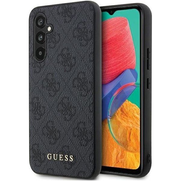 Guess Guess GUHCS23FEG4GFGR S23 FE S711 szary/grey hardcase 4G Metal Gold Logo