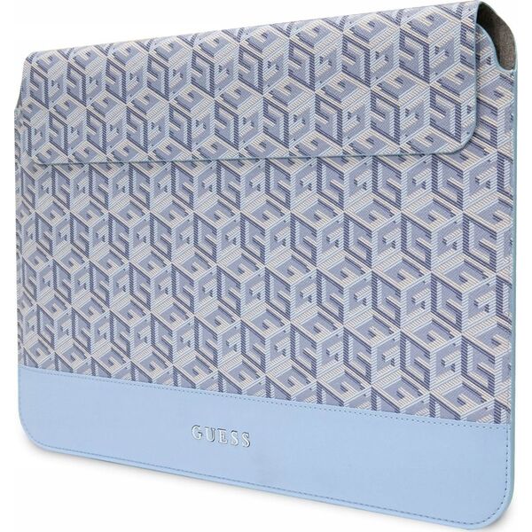 Etui Guess Guess GCube Stripes Sleeve - Etui na notebooka 14" (niebieski)