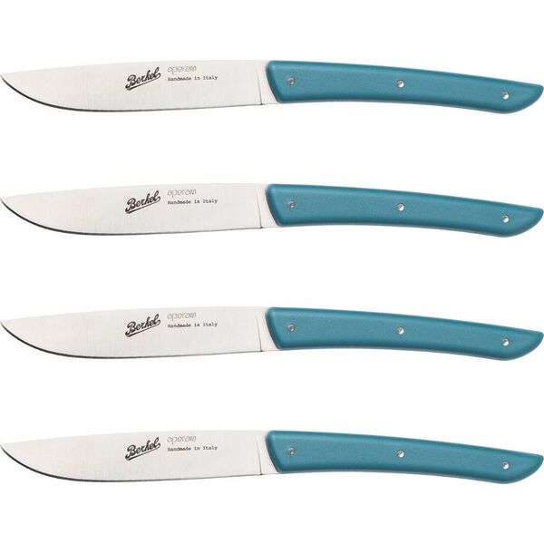 Berkel Berkel steak knife set 4-pcs. Color petrol blue