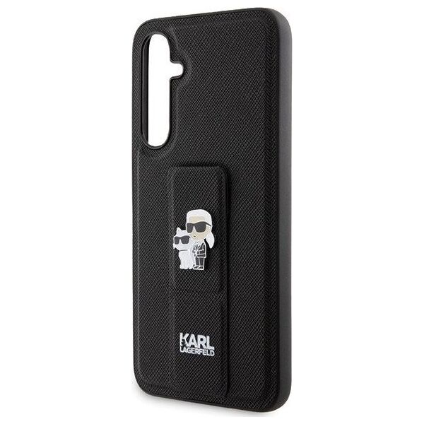 Karl Lagerfeld Karl Lagerfeld KLHCS23FEGSAKCPK S23 FE S711 czarny/black hardcase Gripstand Saffiano Karl&Choupette Pins NoSize