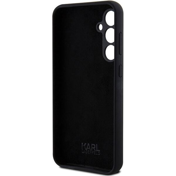 Karl Lagerfeld Etui Karl Lagerfeld KLHCS23FEMHKNPK Samsung Galaxy S23 FE Silicone Ikonik Metal Pin czarny/black