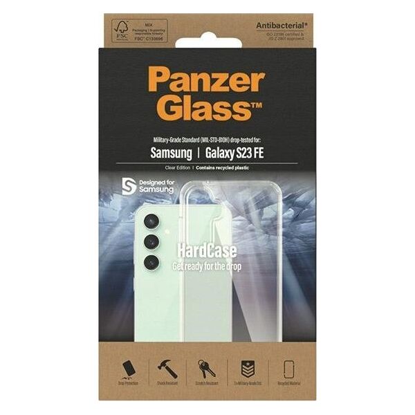 PanzerGlass PanzerGlass HardCase Samsung S23 FE S711 Antibacterial Military grade clear