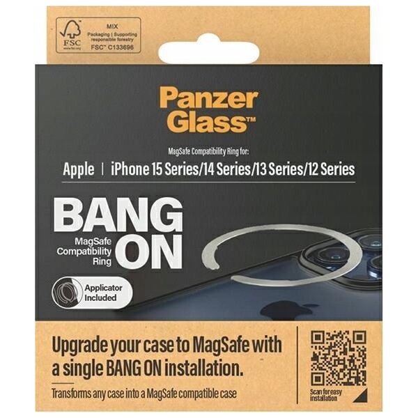 PanzerGlass PanzerGlass Bang ON Magsafe Compatibility Ring for iPhone 12 / 13 / 14 / 15 1189