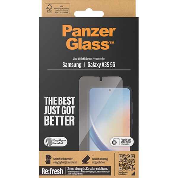 PanzerGlass PanzerGlass SP Galaxy A25 5G Privacy UWF m. Applikator