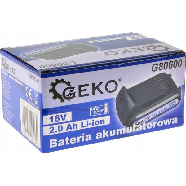 Geko Bateria akumulatorowa 18V 2.0 Ah Li-ion (20)