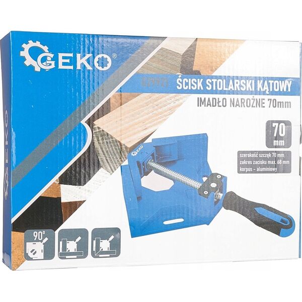 Geko Ścisk kątowy narożnikowy 70mm (20)