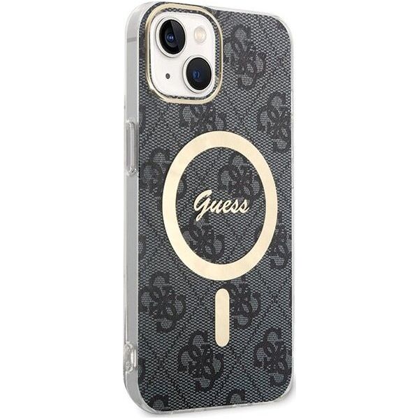 Guess Guess GUHMP15MH4STK iPhone 15 Plus / 14 Plus 6.7" czarny/black hardcase 4G MagSafe