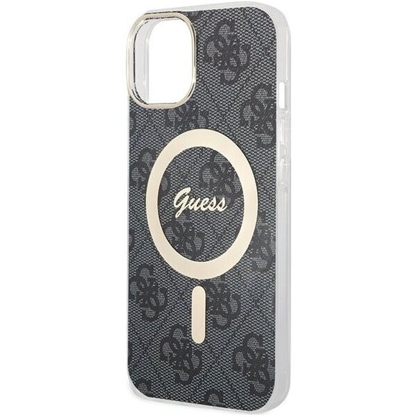 Guess Guess GUHMP15MH4STK iPhone 15 Plus / 14 Plus 6.7" czarny/black hardcase 4G MagSafe