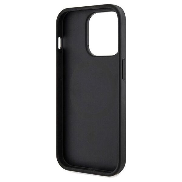 Guess Guess GUHMP15XP4RPSK iPhone 15 Pro Max 6.7" czarny/black hardcase 4G Printed Stripes MagSafe