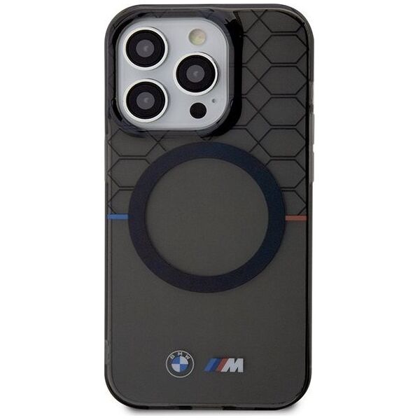 BMW Etui BMW BMHMP13LHGPK Apple iPhone 13 Pro / 13 Pattern MagSafe szary/grey