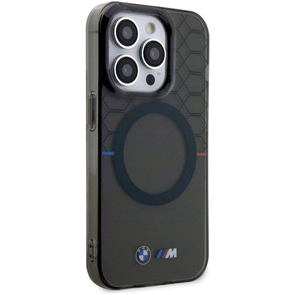 BMW Etui BMW BMHMP13LHGPK Apple iPhone 13 Pro / 13 Pattern MagSafe szary/grey