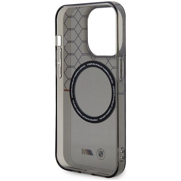 BMW Etui BMW BMHMP13LHGPK Apple iPhone 13 Pro / 13 Pattern MagSafe szary/grey