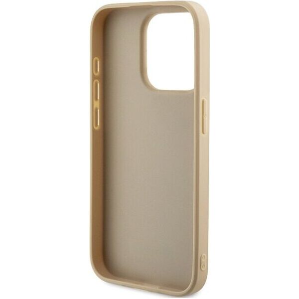 Guess Guess GUHCP14XPSAIRSD iPhone 14 Pro Max 6.7" złoty/gold hardcase Saffiano Iridescent Script