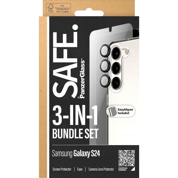 PanzerGlass PanzerGlass SAFE. Bundle Galaxy S24 (Case+Glas+Kameraglas)