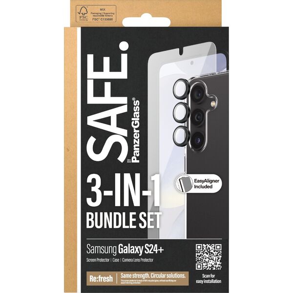 PanzerGlass PanzerGlass SAFE. Bundle Galaxy S24+ (Case+Glas+Kameraglas)