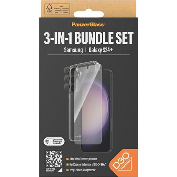 PanzerGlass PanzerGlass Bundle Galaxy S24+ (Case+Glas+Lens)