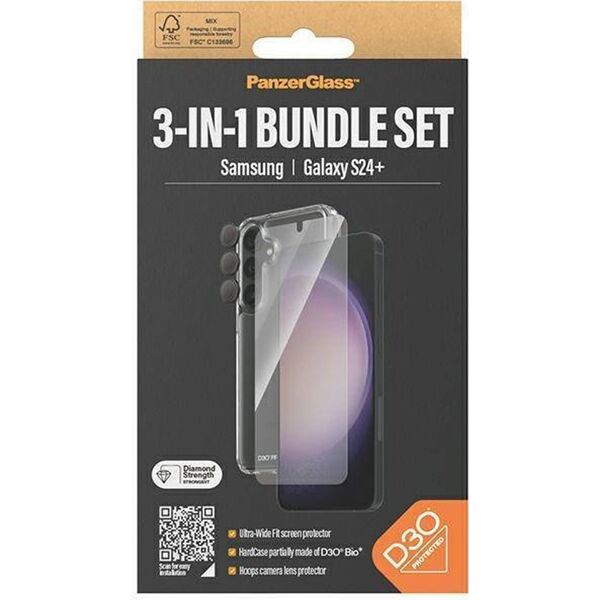 PanzerGlass PanzerGlass Bundle Galaxy S24+ (Case+Glas+Lens)