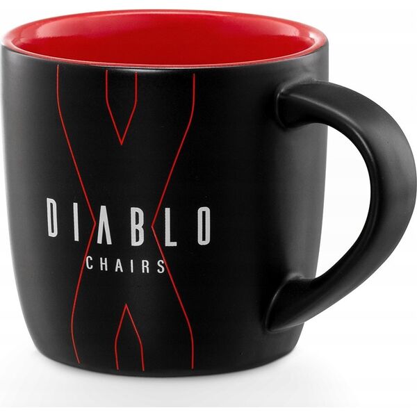 Diablo Kubek Diablo Chairs, czarno-czerwony