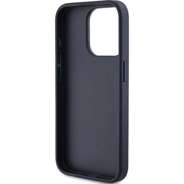Guess Guess GUHCP15LPG4GPB iPhone 15 Pro 6.1" niebieski/blue hardcase 4G Triangle Metal Logo