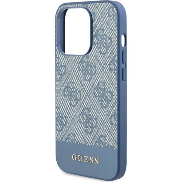Guess Guess GUHCP15LG4GLBL iPhone 15 Pro 6.1" niebieski/blue hardcase 4G Stripe Collection