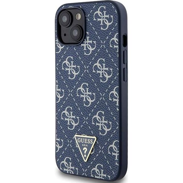 Guess Guess GUHCP15MPG4GPB iPhone 15 Plus / 14 Plus 6.7" niebieski/blue hardcase 4G Triangle Metal Logo