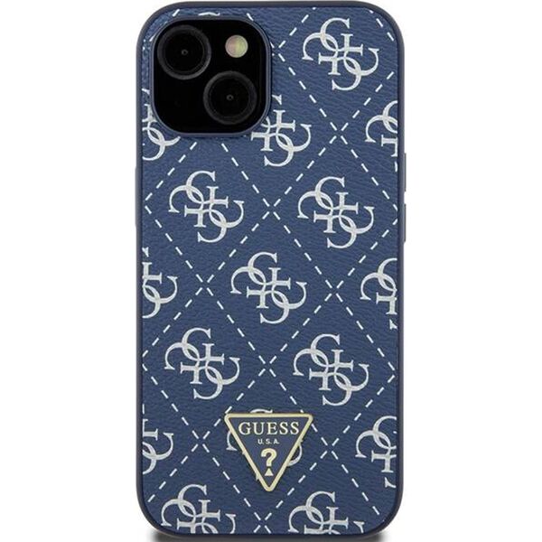 Guess Guess GUHCP15MPG4GPB iPhone 15 Plus / 14 Plus 6.7" niebieski/blue hardcase 4G Triangle Metal Logo