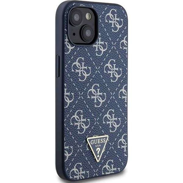 Guess Guess GUHCP15MPG4GPB iPhone 15 Plus / 14 Plus 6.7" niebieski/blue hardcase 4G Triangle Metal Logo