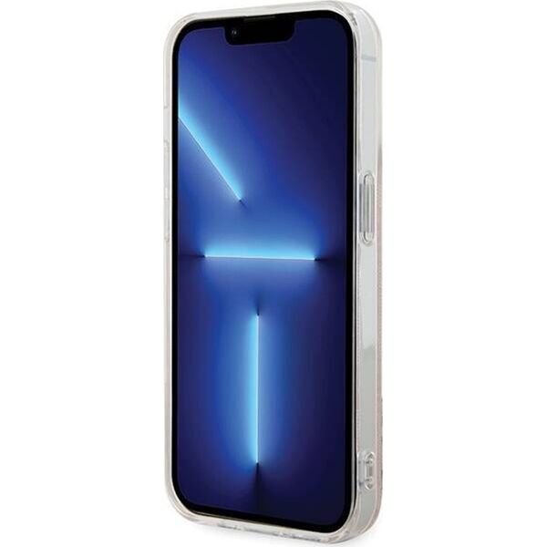 Guess Guess GUHMP15LH4STP iPhone 15 Pro 6.1" rózowy/pink hardcase IML 4G MagSafe