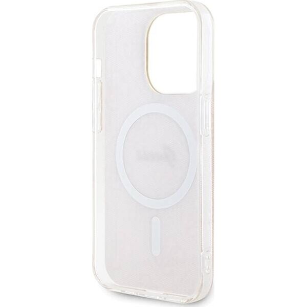 Guess Guess GUHMP15LH4STP iPhone 15 Pro 6.1" rózowy/pink hardcase IML 4G MagSafe