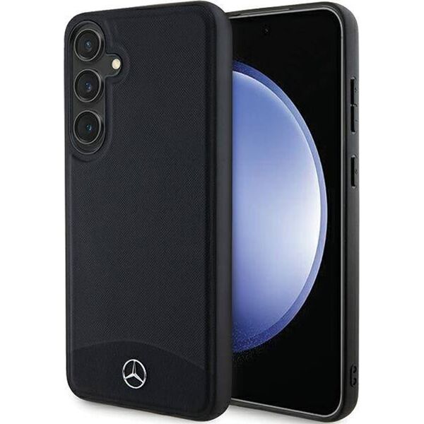 Mercedes Mercedes MEHMS24M23RBARK S24+ S926 czarny/black hardcase Leather Textured & Plain MagSafe