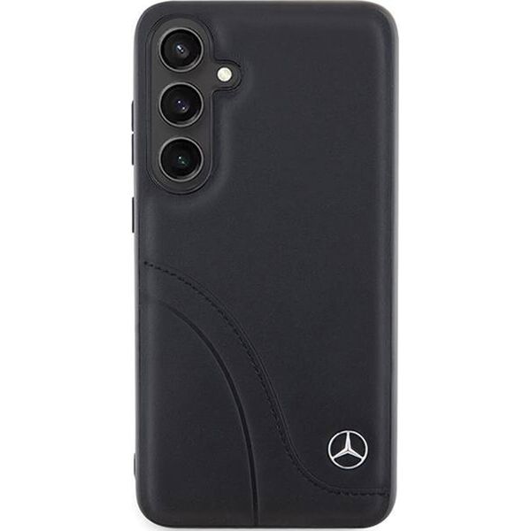 Mercedes Mercedes MEHCS24M23RBCSK S24+ S926 czarny/black hardcase Leather Curved Stitches