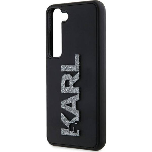 Karl Lagerfeld Etui Karl Lagerfeld KLHCS23M3DMBKCK Samsung Galaxy S23+ Plus hardcase 3D Rubber Glitter Logo czarny/black