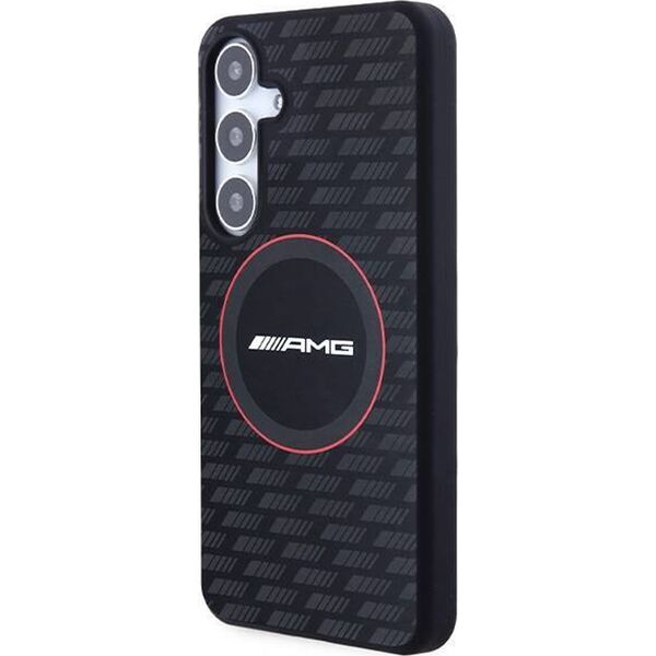 Mercedes Etui AMG AMHMS24S23SMRK Samsung Galaxy S24 hardcase Silicone Carbon Pattern MagSafe czarny/black