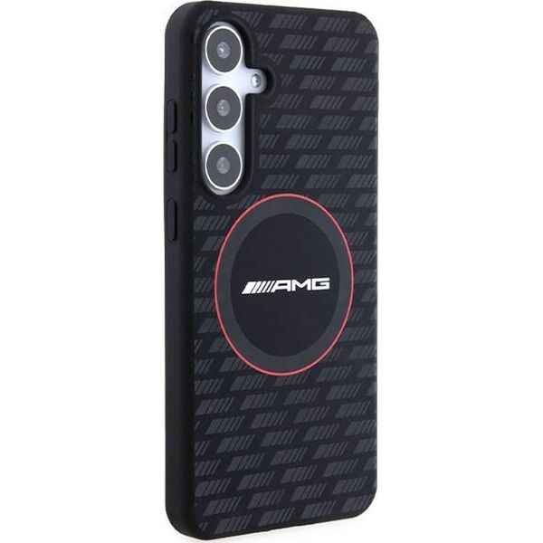 Mercedes Etui AMG AMHMS24S23SMRK Samsung Galaxy S24 hardcase Silicone Carbon Pattern MagSafe czarny/black