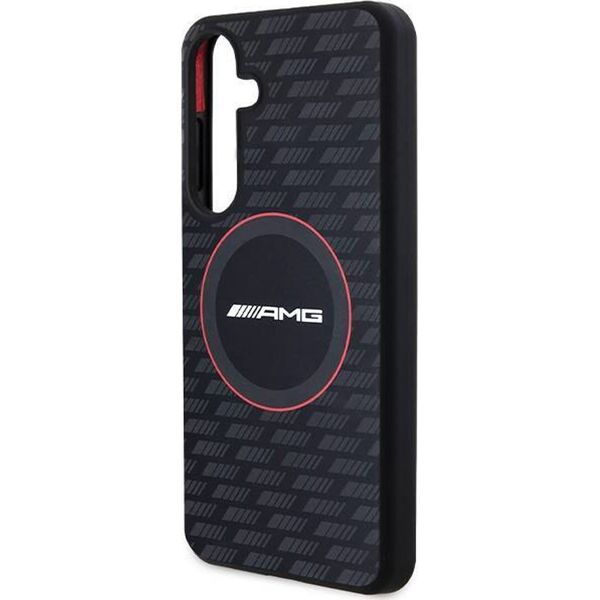 Mercedes Etui AMG AMHMS24S23SMRK Samsung Galaxy S24 hardcase Silicone Carbon Pattern MagSafe czarny/black
